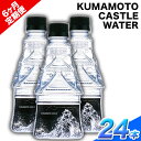 【ふるさと納税】【6か月定期便】KUMAMOTO CASTLE WATER 380ml×24本セット 6回お届けで計144本！ 熊本県南阿蘇村《お申込み月の翌月から出荷開始》ハイコムウォーター 熊本城 阿蘇 天然水 加藤清正 細川家 家紋