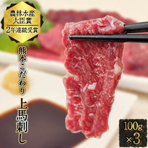 【ふるさと納税】馬刺し 上赤身 ブロック 国産 熊本肥育 冷凍 生食用 たれ付き 300g~3kg 肉 絶品 牛肉よりヘルシー 馬肉 平成27年28年 農林水産大臣賞受賞 南阿蘇村《7月中旬-9月末頃より出荷開始》