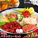 【ふるさと納税】 贅沢バラエティセット 540g 千興ファーム 馬肉 冷凍 《60日以内に出荷予定(土日祝除く)》 新鮮 さばきたて 生食用 肉 熊本県御船町 ...