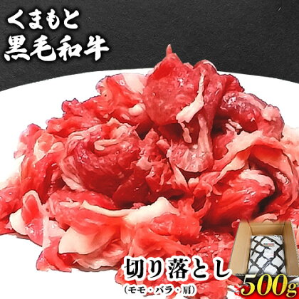 くまもと黒毛和牛 切り落とし 500g 肉のみやべ《90日以内に出荷予定(土日祝除く)》熊本県産 熊本県 御船町