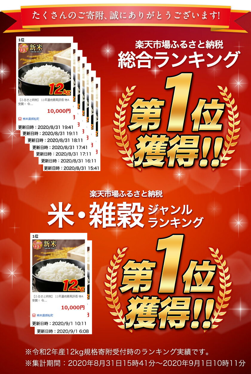 【ふるさと納税】 楽天 総合 ランキング 1位 獲得 令和3年産 ひのひかり 13kg 6.5kg×2袋 熊本県産 米 白米 精米 御船町 ひの 米《3-7営業日以内に順次出荷(土日祝除く)》おとりよせ 取り寄せ 送料無料 定期便アリ