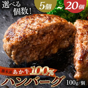 【ふるさと納税】《容量と回数が選べる》肥後あか牛100%使用 あか牛ハンバーグ<1回or3ヶ月定期便> 3か月 定期便 ブランド牛 あか牛 和牛 赤身 ハンバーグ 牛肉 牛 肉 おかず お弁当 食品 FKK19-219var