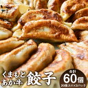 【ふるさと納税】くまもとあか牛100%餃子 合計60個 20個入り×3パック 赤牛 ぎょうざ 惣菜 おかず 国産 冷凍 送料無料