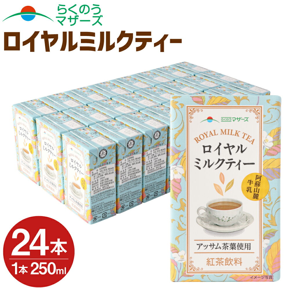 ロイヤルミルクティー 250ml×24本 1ケース ミルクティー 紅茶 乳飲料 らくのうマザーズ ドリンク 飲み物 飲料 セット 紙パック 常温保存可能 送料無料| ふるさと納税バイブル ロイヤルミルクティー 250ml×24本 1ケース ミルクティー 紅茶 乳飲料 らくのうマザーズ ドリンク 飲み物 飲料 セット 紙パック 常温保存可能 送料無料| ふるさと納税バイブル