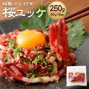 【ふるさと納税】特製タレ付き 桜ユッケ 合計250g 50g×5パック たれ付き 冷凍 馬ユッケ 馬肉 ユッケ タレ 個包装 小分け 熊本 九州 送料無料