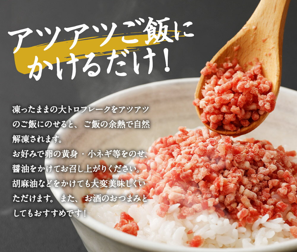 【ふるさと納税】大トロフレーク 馬刺し 500g 生食 業務用 馬肉 ユッケ おつまみ 冷凍 熊本 九州 送料無料