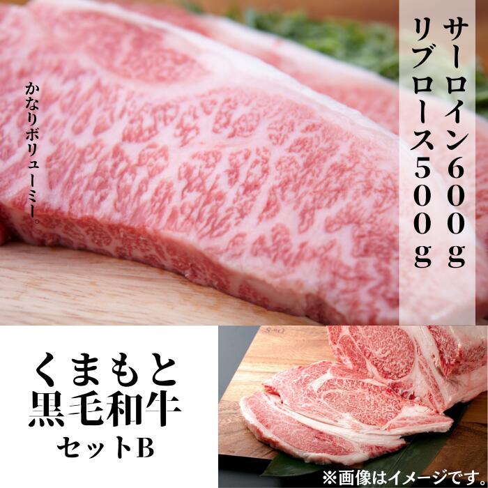 17位! 口コミ数「0件」評価「0」熊本県産黒毛和牛セットB　サーロイン600g＋リブロース500g