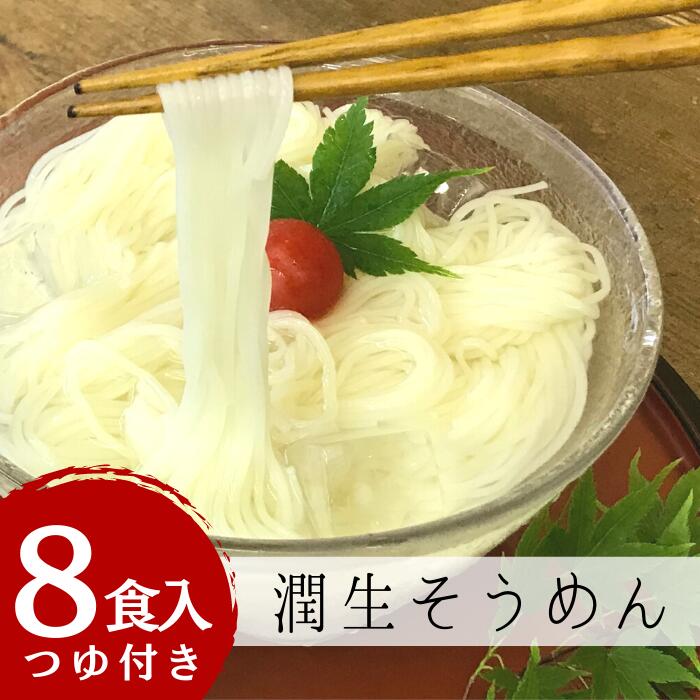 9位! 口コミ数「0件」評価「0」潤生そうめん8食入り