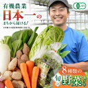 【ふるさと納税】有機野菜 オーガニック 8種 野菜セット 野菜 有機JAS認定 熊本県産 オーガニック野菜 産地直送 熊本直送【株式会社 肥後やまと】[YAF0...