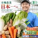 3位! 口コミ数「1件」評価「5」【全6回隔週定期便】有機野菜 8種セット 野菜 詰め合わせ 熊本県産 山都町産 産地直送 オーガニック【株式会社 肥後やまと】[YAF011･･･ 