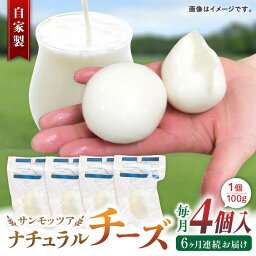 【ふるさと納税】【全6回定期便】自家製 ナチュラルチーズ サンモッツア 4個 ( 100g × 4個 ) / チーズ モッツァレラチーズ 乳製品 熊本 山都町【山の未来舎】[YBV020] 61000 61,000 61000円 61,000円