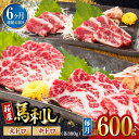 【ふるさと納税】【全6回定期便】馬刺し 2種 計600g (大トロ 中トロ)各300g 馬刺 ばさし 熊本 冷凍 馬肉 馬刺 刺身み おつまみ ジビエ ヘルシー...