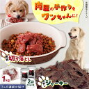 【ふるさと納税】【全3回定期便】詰め合わせ 国内加工 ペット用 馬肉 切り落とし 1kg ペット用 馬刺しジャーキー 100g(50g×2) 犬用 犬 ドッグフ...