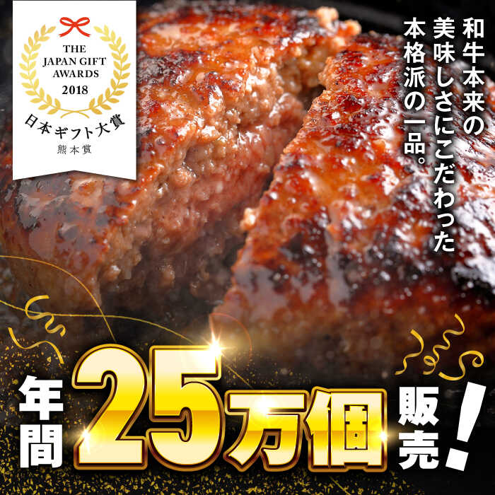 【ふるさと納税】【年間25万個販売！】熊本県産 あか牛 100％ ハンバーグ 120g × 8個 熊本 赤牛 ギフト 贈答 プレゼント 褐牛 あかうし 褐毛和種 肥後 冷凍 国産 牛肉【有限会社 三協畜産】[YCG099] 10000 10,000 10000円 10,000円 1万円