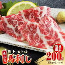 【ふるさと納税】【数量限定】大トロ 馬刺し 200g 極上 希少部位 熊本 冷凍 馬肉 馬刺 ヘルシー【やまのや】[YDF007] 30000 30,000 30000円 30,000円 3万円