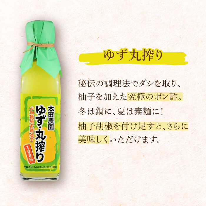 【ふるさと納税】【全3回定期便】ゆず丸搾り 200ml 2本 柚子 ゆず 調味料 熊本 山都町【本田農園】[YDL019] 30000 30,000 30000円 30,000円 3万円