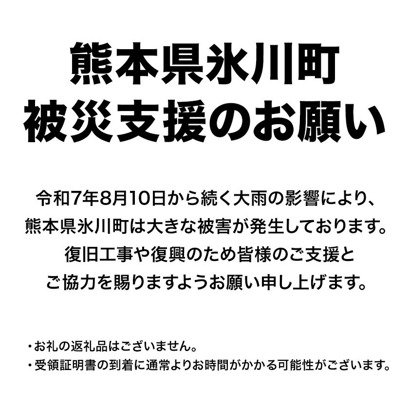【ふるさと納税】令和7年8月 豪雨被害寄付受付 熊本県氷川町 （返礼品はありません）