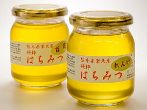 【ふるさと納税】蜂蜜セット（れんげ蜂蜜、百花蜂蜜）
