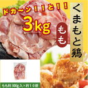 【ふるさと納税】熊本県産 若鶏モモ肉 3kg入