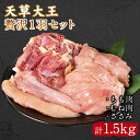 【ふるさと納税】天草大王 贅沢1羽セット 約1.5kg【幻の