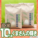 【ふるさと納税】米 10kg 令和5年 くまさんの輝き 5kg×2 玄米 こめ　【 お米 地元 契約 農家 種子 管理 田植え 育成 籾すり 自然 安全 美味しさ 近年育成 独自品種 】　お届け：2023年11月～2024年10月末