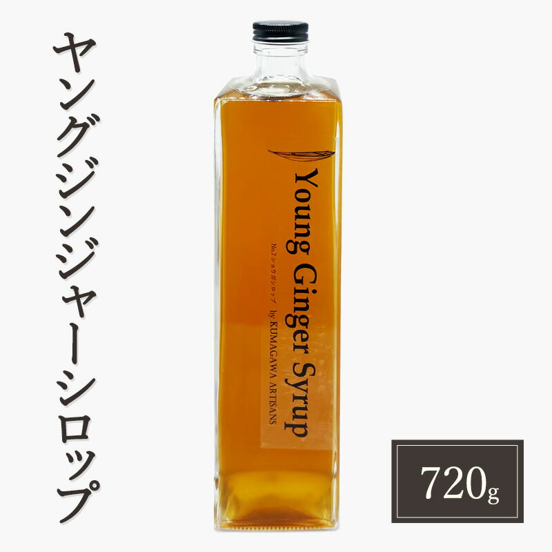 7位! 口コミ数「0件」評価「0」生姜 シロップ 720g ヤングジンジャーシロップ 加工品 甘味料　【錦町】