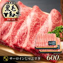 【ふるさと納税】牛肉 厳選部位 A4~A5 くまもと 黒毛和牛 サーロイン しゃぶしゃぶ すき焼き 600g (300g×2p) 肉 お肉 ※配送不可:離島