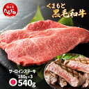 【ふるさと納税】【G1認証】くまもと黒毛和牛 サーロインステーキ 3枚 (合計約540g) ブランド 牛肉 ステーキ 熊本県産 熊本 サーロイン 霜降り 肉 高...