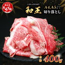 【ふるさと納税】【極 和王】 くまもと黒毛和牛【 和王 】切り落とし 400g ブランド牛 最高級グレード 極み 上質 旨味 霜降り 上質 旨味 上級 牛肉 黒...
