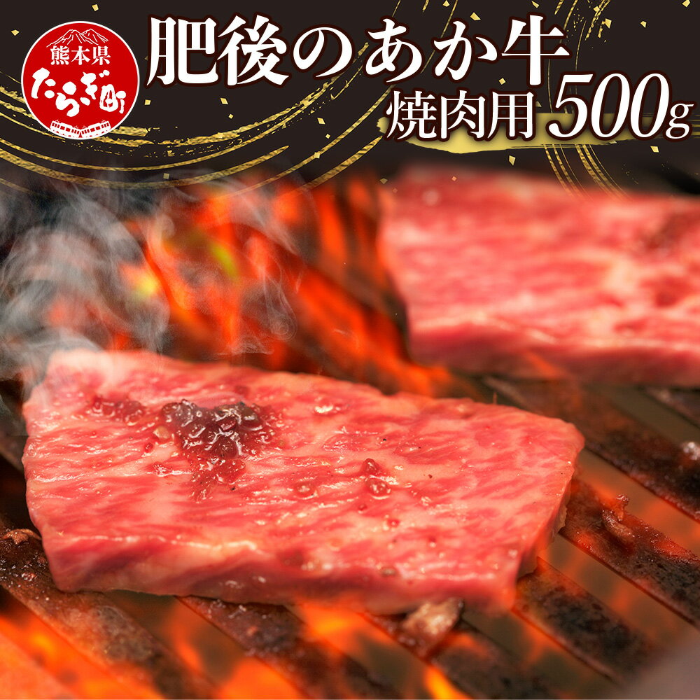 [定期便6回] 熊本県産 和牛 肥後のあか牛 焼肉用 合計3kg 500g×6回 牛肉 肉 お肉 赤身 あか牛 焼き肉 スライス バーベキュー アウトドア グルメ 肥後 国産 九州 熊本県産 冷凍配送 熊本県 多良木町 定期便 送料無料