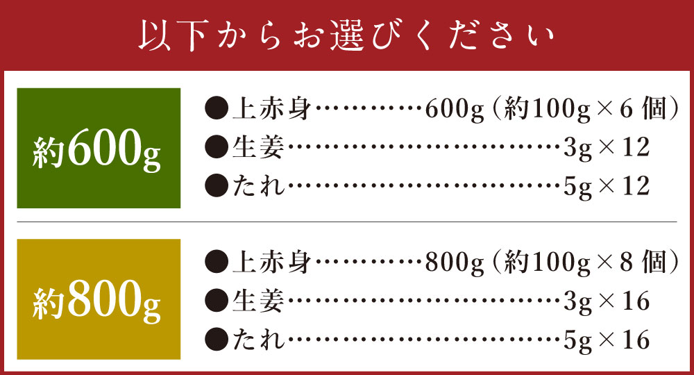 【ふるさと納税】＜選べる容量＞【フジチク ふじ馬刺し】馬刺し 上赤身 約600gまたは約800g 馬肉 桜肉 上赤身 赤身 セット 生姜 たれ付き 冷凍 国産 熊本県 湯前町 送料無料