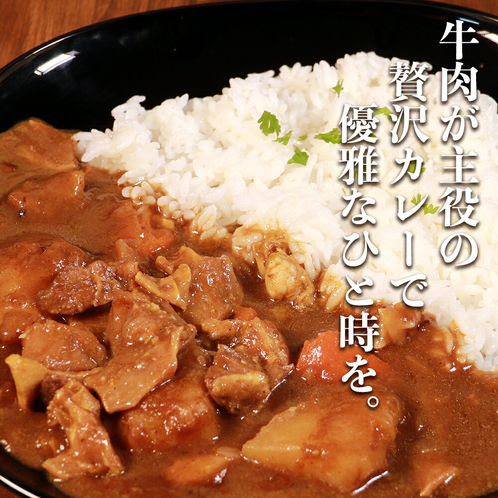 【ふるさと納税】【訳あり】具だくさん やわらか牛すじカレー 約250g×6パック 計約1.5kg 冷凍 湯煎 レンジ 惣菜 簡単 調理 ランチ 熊本県 湯前町 送料無料