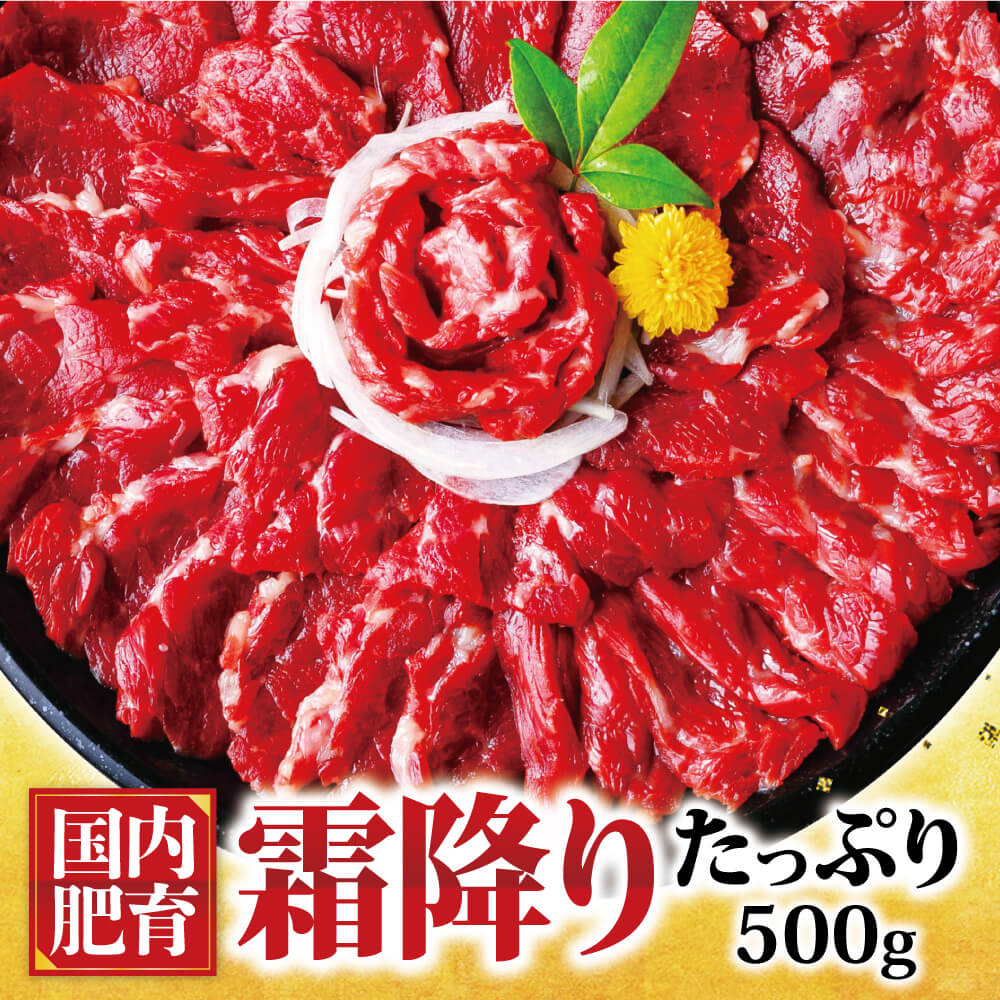 【ふるさと納税】熊本馬刺し 霜降り たっぷり 約500g 約50g×10パック 専用醤油付き 馬刺し 中トロ 馬 馬肉 刺し身 国内肥育 熊本県 湯前町 送料無料