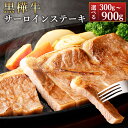 【ふるさと納税】<選べる個数> 黒樺牛 肉厚 サーロインステーキ 300g (300g×1パック) / 計600g (300g×2パック) / 計900g (300g×3パック) 牛肉 お肉 黒毛和牛 和牛 ステーキ サーロイン 冷凍 熊本県産 国産 熊本県 湯前町 送料無料