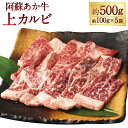 【ふるさと納税】阿蘇あか牛 上カルビ 計約500g(約100g×5袋) 牛肉 お肉 赤身 霜降り 煮込み料理 焼き肉 すき焼き プレゼント 贈り物 ..