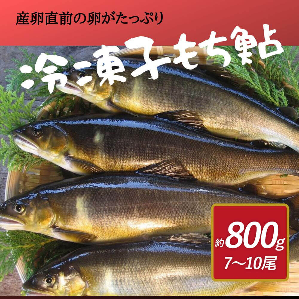 【ふるさと納税】産卵直前の卵がたっぷりの冷凍子持鮎 約800g（7〜10尾） 子持ち鮎 アユ あゆ 子持ち 養殖 魚 冷凍 送料無料