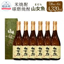 【ふるさと納税】山女魚 25度 720ml×6 合計4320ml 米焼酎 球磨焼酎 セット まだら 焼酎 お酒 アルコール 福田酒造 送料無料