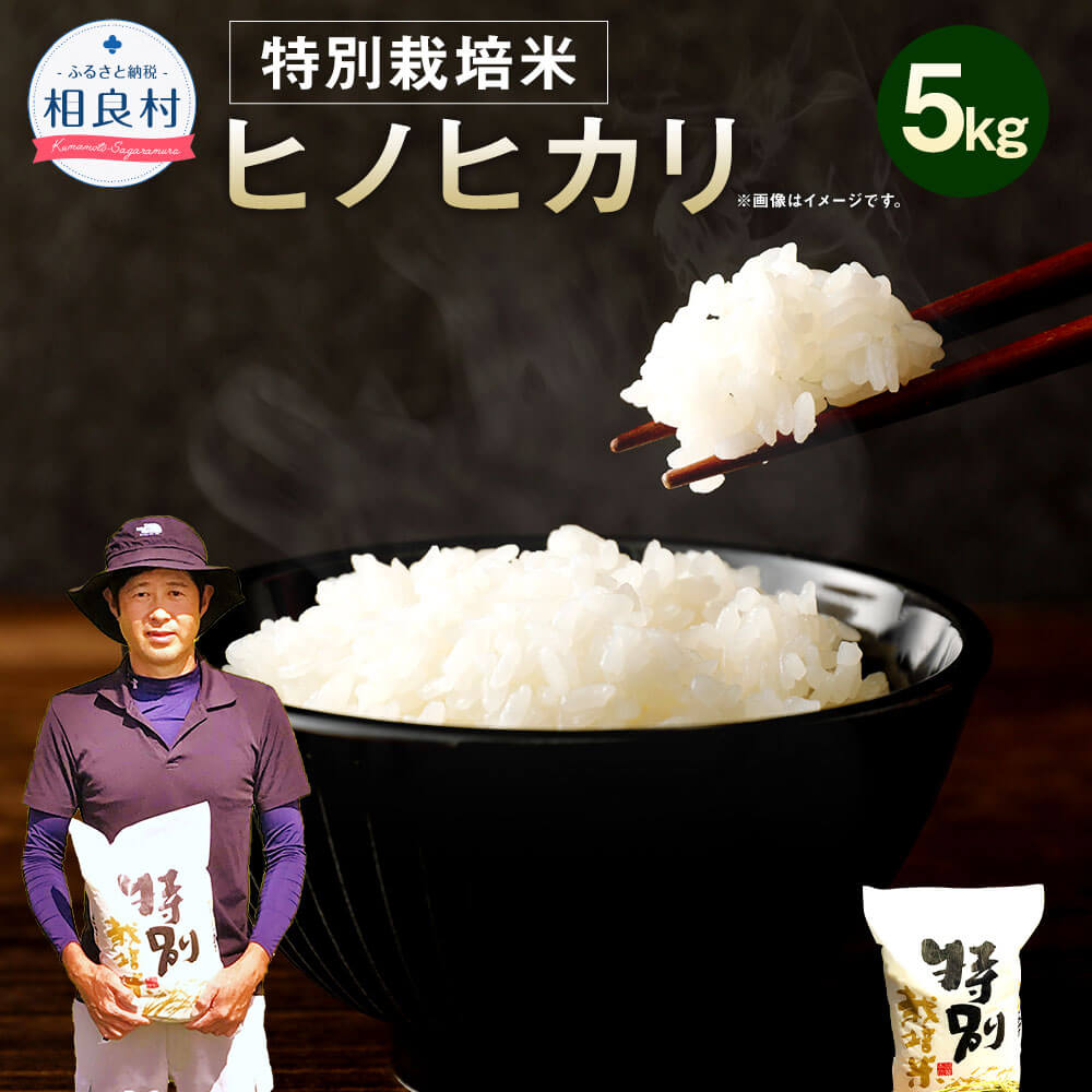 [令和5年産]相良村産 特別栽培米 ヒノヒカリ 5kg お米 白米 精米 熊本県産 国産 九州産 送料無料