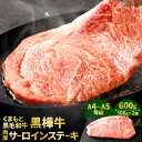 【ふるさと納税】くまもと黒毛和牛 黒樺牛 A4~A5等級 肉厚サーロインステーキ 合計600g 300g×2枚 サーロイン 和牛 お肉 牛肉 黒毛和牛 ステーキ 国産 九州産 熊本県産 冷凍 送料無料