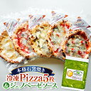 【ふるさと納税】本格石窯焼き 冷凍Pizza 5枚&ジェノベーゼソース ピザセット 5種 約21cm マルゲリータ クアトロフォルマッジ ピカンテサラミ フンギ チチニエリ 食べ比べ 詰め合わせ グルメ 冷凍 送料無料