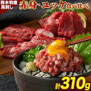 【ふるさと納税】熊本 特産 馬刺し 食べ比べ 堪能 セット 310g ふじ馬刺し 国産馬刺し《30日以内に出荷予定(土日祝除く)》熊本県 山江村 くまもと黒毛和...