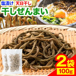 【ふるさと納税】熊本県 山江村産 干しぜんまい 100g(50g×2袋) 藤田商店《30日以内に出荷予定(土日祝除く)》 熊本県 球磨郡 山江村 ぜんまい 天日干し ゼンマイ 自然食品 ビビンバ ナムル