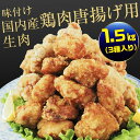 12位! 口コミ数「1件」評価「5」熊本県 球磨村 幸せのからあげ シルバーセット 味付生肉 1.5kg もも むね 塩・にんにく醤油 唐揚げ 鶏肉 とり肉　FKP9-163