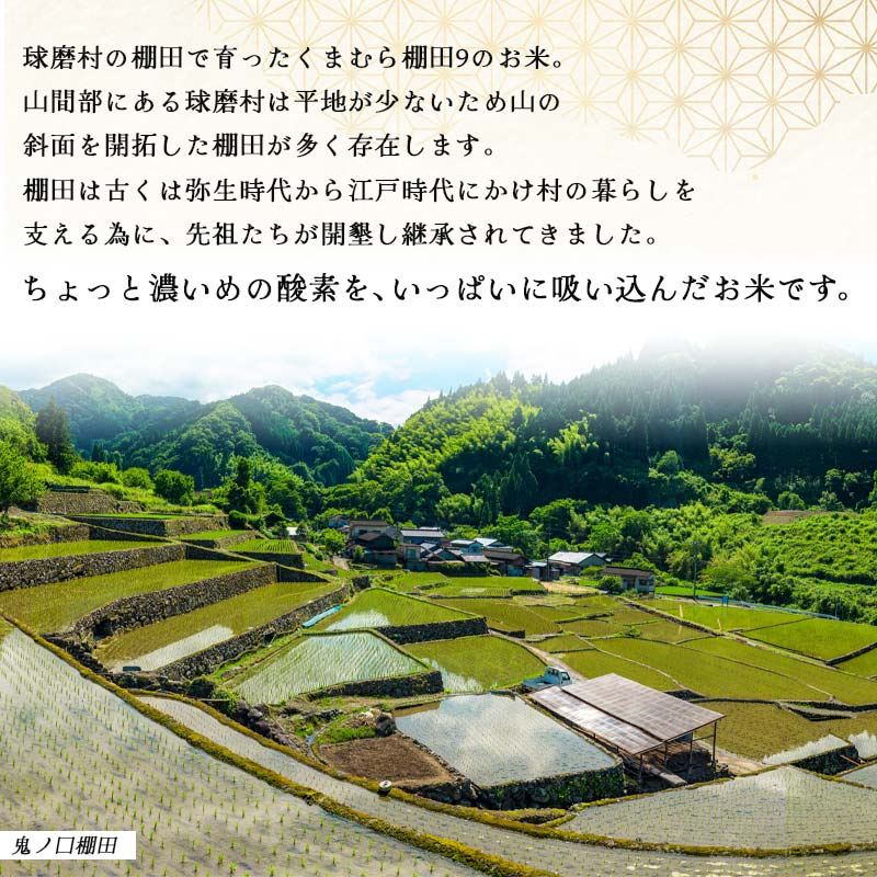 【ふるさと納税】【令和5年度新米】球磨村産 棚田米 白米12kg 2kg×6袋 お米 ブランド米 精米 白米 FKP9-426