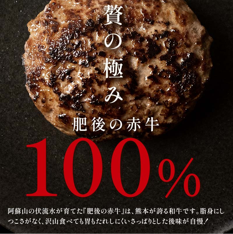 【ふるさと納税】 ☆レビュー 4.76☆ 《お届け回数が選べる》 肥後の赤牛ハンバーグ（150g×10個）熊本県産和牛 あか牛 大容量 ハンバーグ 肉 牛肉 簡単 調理 人気 小分け 個別包装 冷凍 詰合せ セット 国産 定期便 FKP9-541var