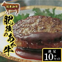 【ふるさと納税】熊本県 球磨村 くまもとあか牛 ハンバーグ ...