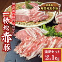 【ふるさと納税】熊本県 球磨村 農林水産大臣賞受賞 一勝地赤豚 詰め合わせ 2.1kg