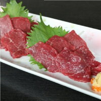 【ふるさと納税】熊本名物の馬刺し(上赤身)500gしょうゆ付き