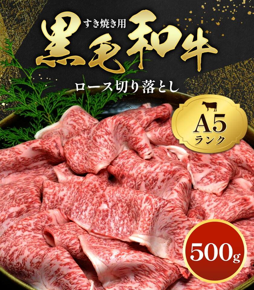 【ふるさと納税】牛肉 黒毛和牛 A5 ロース すき焼き 切り落とし 500g 選べる 定期便 3回 6回 12回 すき焼きのたれ 1本付 株式会社田中畜産 《30日以内に出荷予定(土日祝除く)》熊本県 苓北町 肉 にく お肉 おにく 牛 和牛 ロース 切り落とし 極上