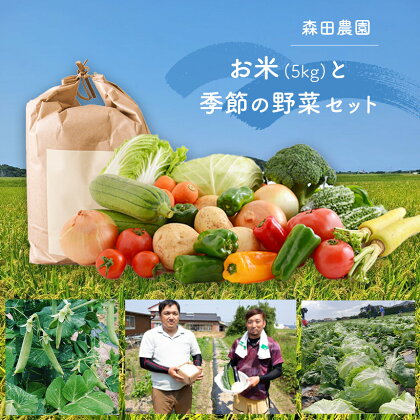 野菜 米 セット 旬 森田農園 天草 苓北 熊本 送料無料